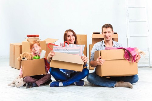 Movers loading furniture quickly for a same day removal in Hounslow