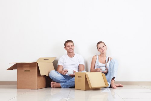 Safe loading and transport practices for a moving van